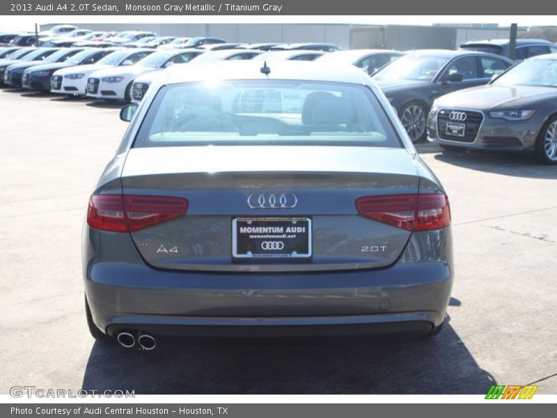 Monsoon Gray Metallic / Titanium Gray 2013 Audi A4 2.0T Sedan