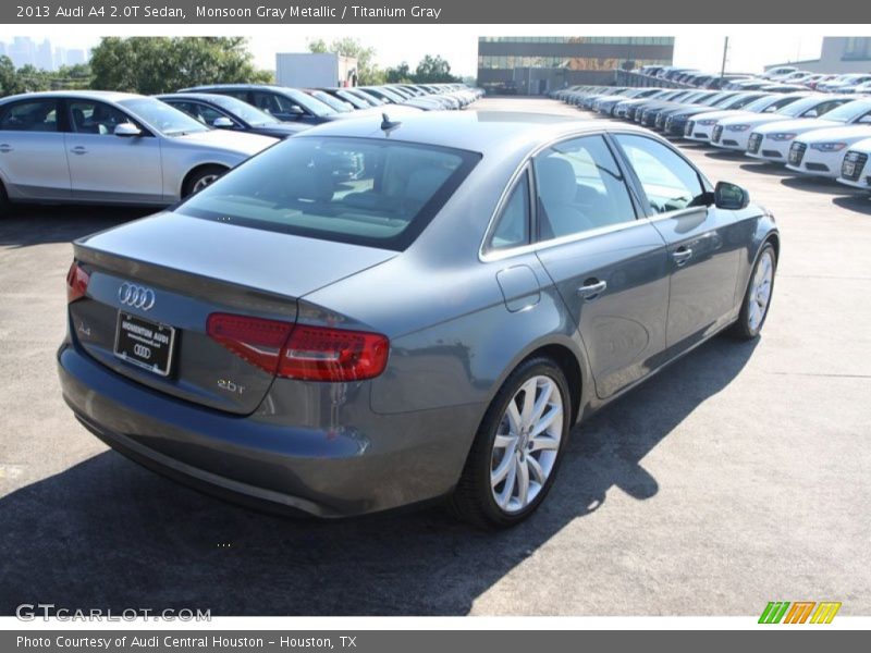 Monsoon Gray Metallic / Titanium Gray 2013 Audi A4 2.0T Sedan