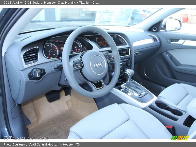 Monsoon Gray Metallic / Titanium Gray 2013 Audi A4 2.0T Sedan