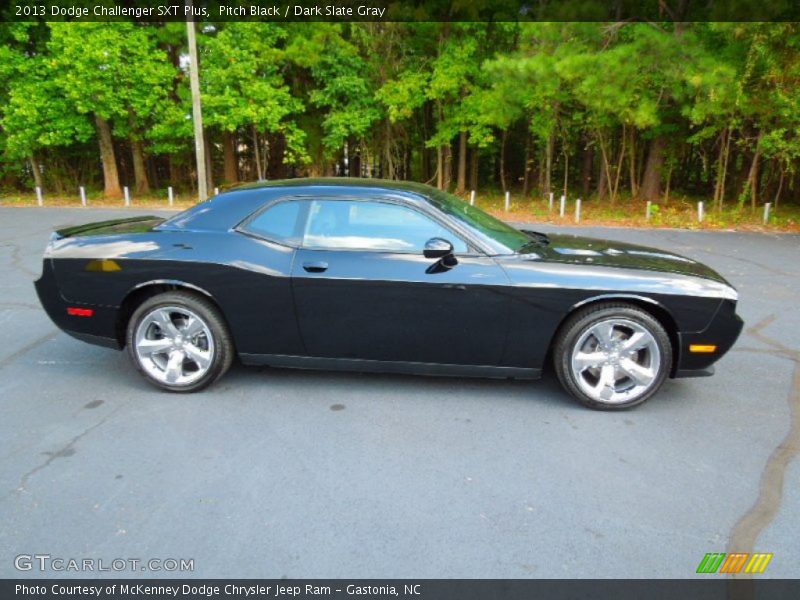 Pitch Black / Dark Slate Gray 2013 Dodge Challenger SXT Plus