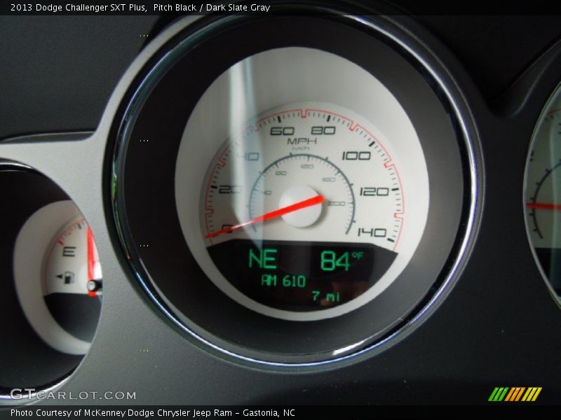 Pitch Black / Dark Slate Gray 2013 Dodge Challenger SXT Plus