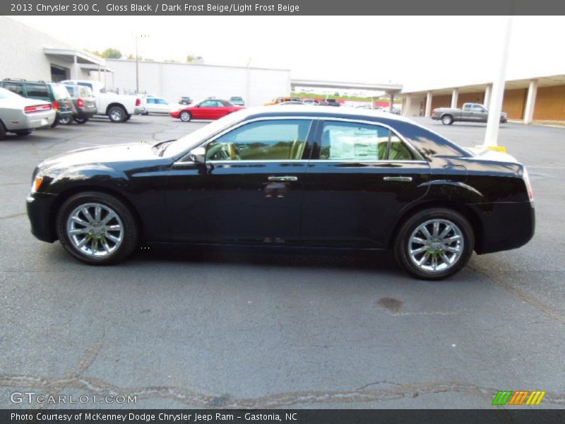 Gloss Black / Dark Frost Beige/Light Frost Beige 2013 Chrysler 300 C