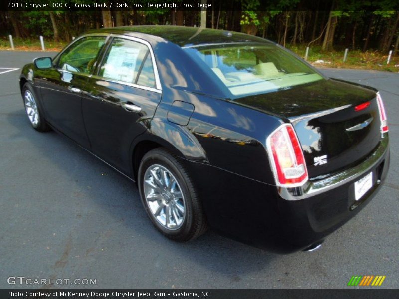 Gloss Black / Dark Frost Beige/Light Frost Beige 2013 Chrysler 300 C