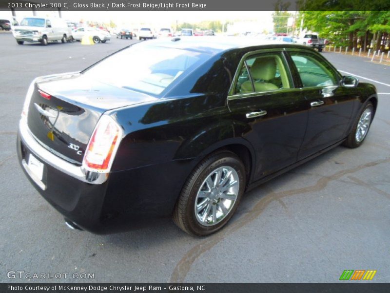 Gloss Black / Dark Frost Beige/Light Frost Beige 2013 Chrysler 300 C