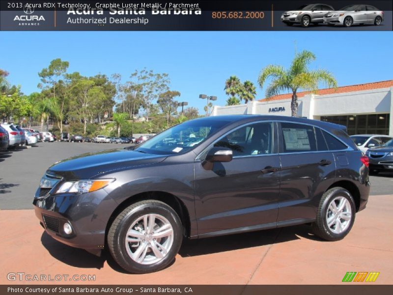 Graphite Luster Metallic / Parchment 2013 Acura RDX Technology