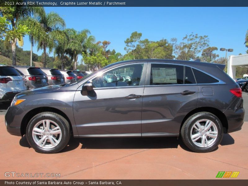 Graphite Luster Metallic / Parchment 2013 Acura RDX Technology
