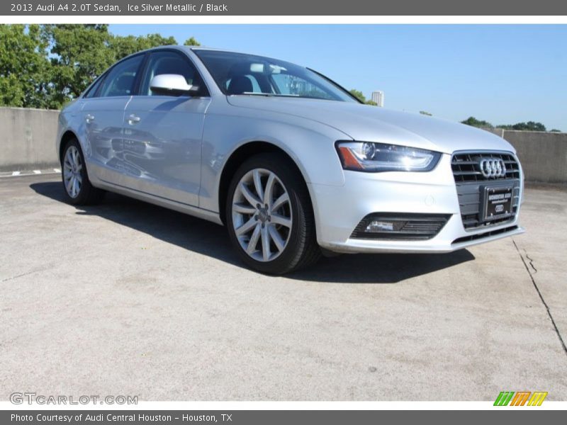 Ice Silver Metallic / Black 2013 Audi A4 2.0T Sedan