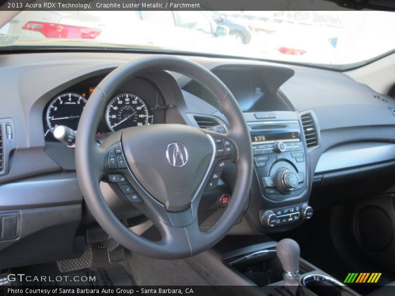 Graphite Luster Metallic / Parchment 2013 Acura RDX Technology