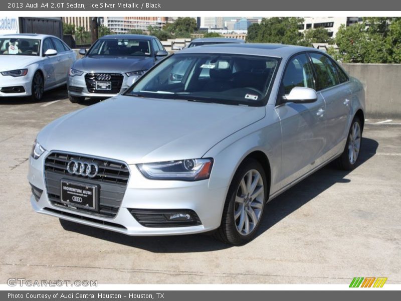 Ice Silver Metallic / Black 2013 Audi A4 2.0T Sedan