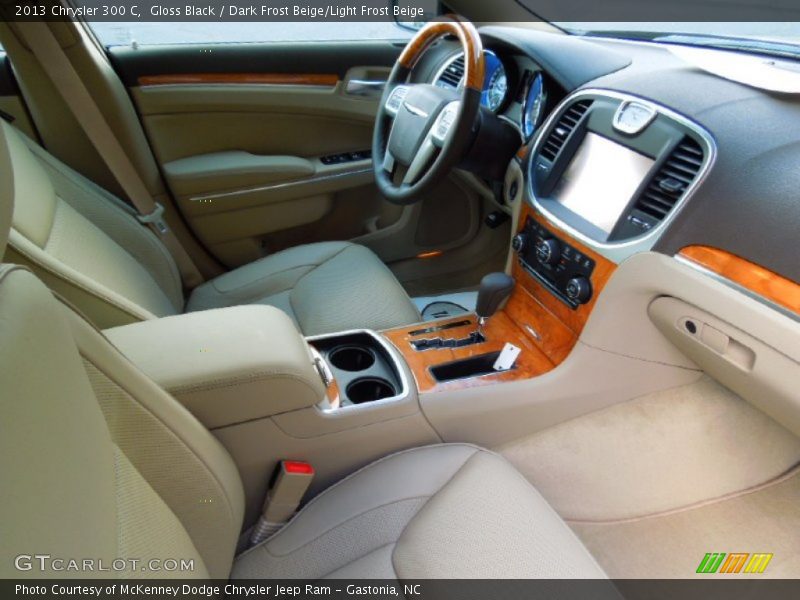 Gloss Black / Dark Frost Beige/Light Frost Beige 2013 Chrysler 300 C