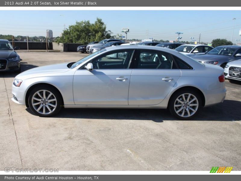 Ice Silver Metallic / Black 2013 Audi A4 2.0T Sedan