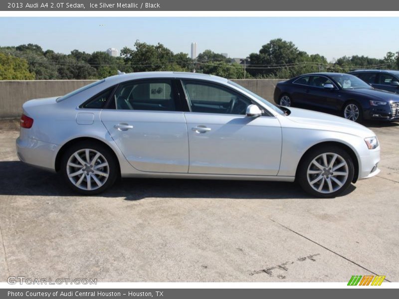 Ice Silver Metallic / Black 2013 Audi A4 2.0T Sedan