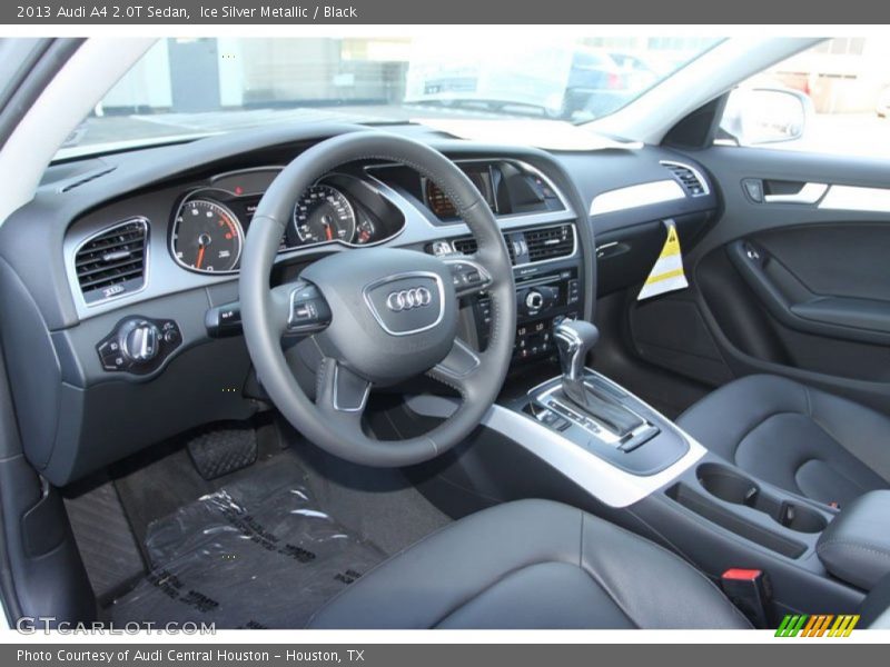 Ice Silver Metallic / Black 2013 Audi A4 2.0T Sedan