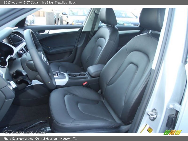 Ice Silver Metallic / Black 2013 Audi A4 2.0T Sedan