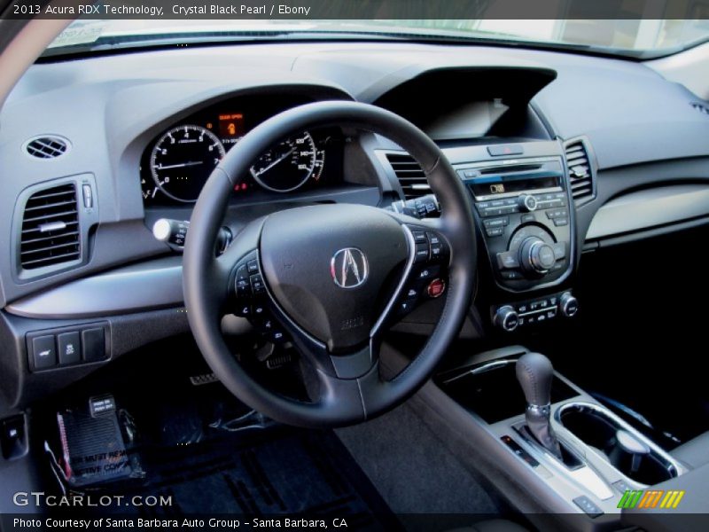 Crystal Black Pearl / Ebony 2013 Acura RDX Technology
