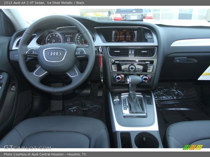 Ice Silver Metallic / Black 2013 Audi A4 2.0T Sedan