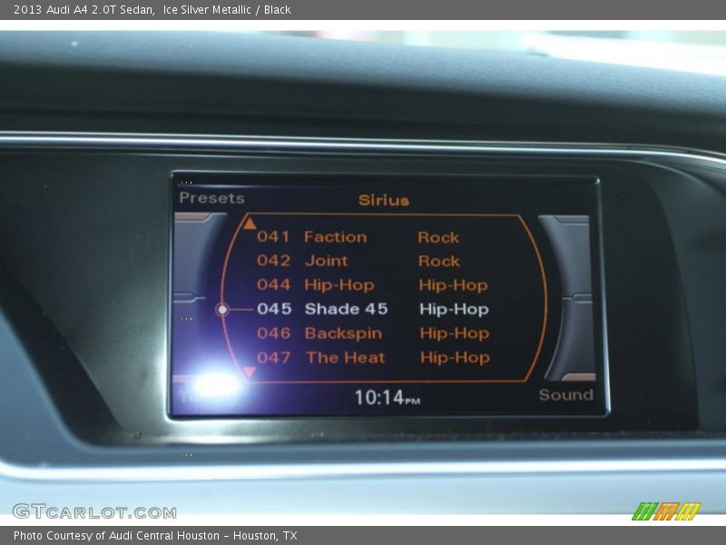 Ice Silver Metallic / Black 2013 Audi A4 2.0T Sedan