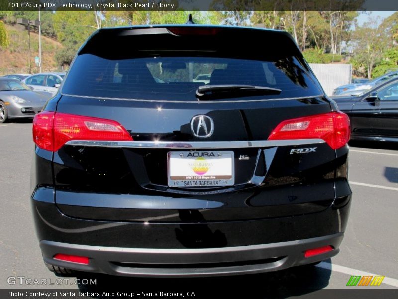Crystal Black Pearl / Ebony 2013 Acura RDX Technology