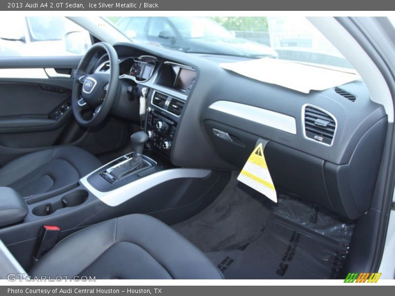 Ice Silver Metallic / Black 2013 Audi A4 2.0T Sedan