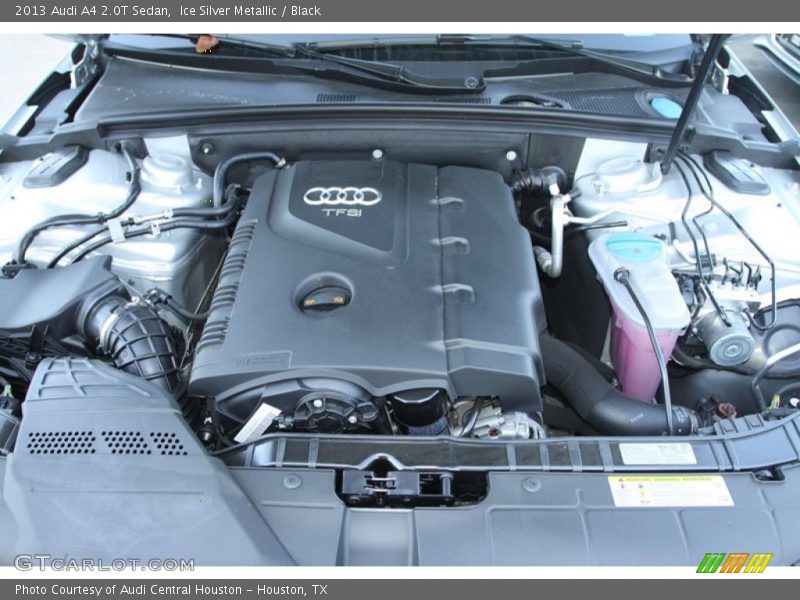 Ice Silver Metallic / Black 2013 Audi A4 2.0T Sedan