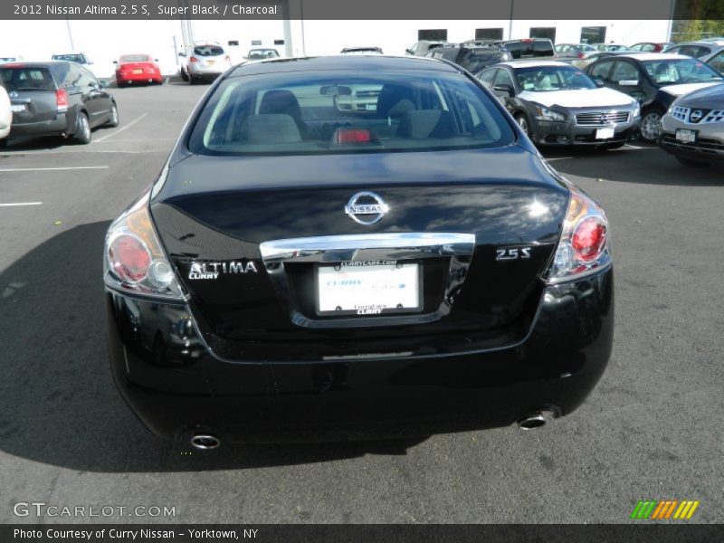 Super Black / Charcoal 2012 Nissan Altima 2.5 S