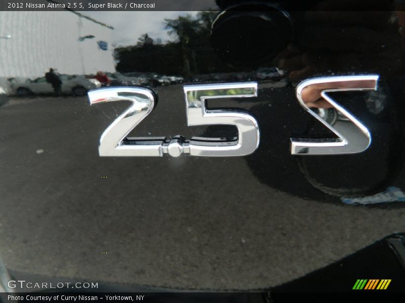 Super Black / Charcoal 2012 Nissan Altima 2.5 S