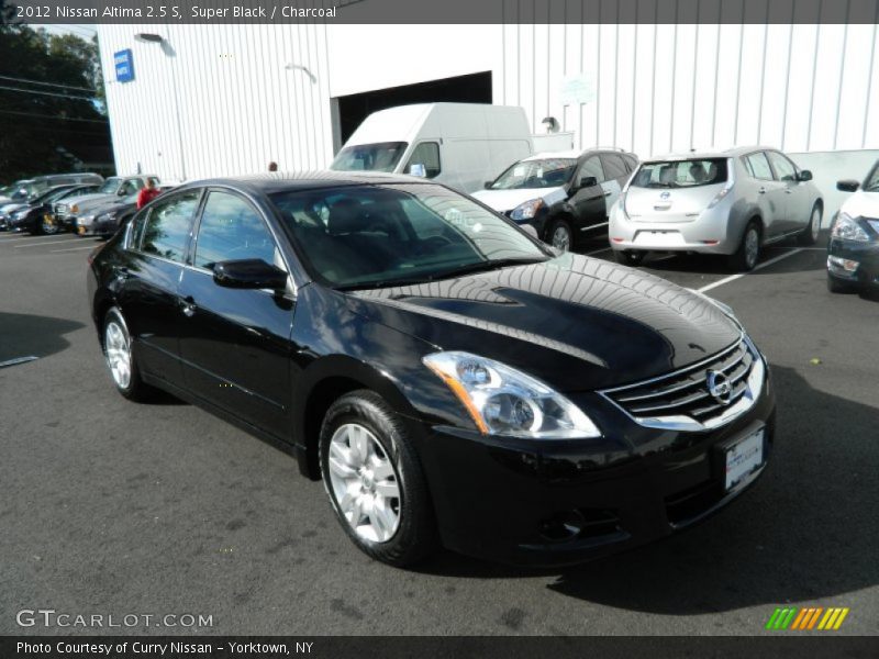 Super Black / Charcoal 2012 Nissan Altima 2.5 S