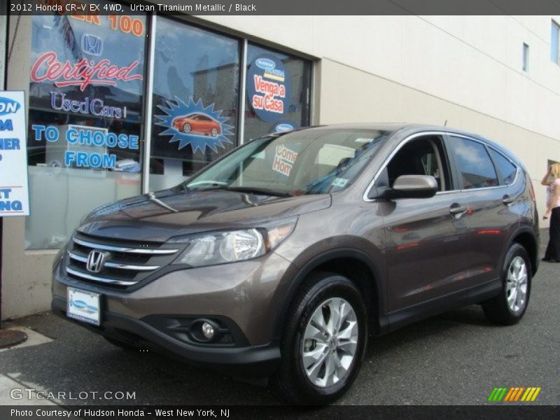 Urban Titanium Metallic / Black 2012 Honda CR-V EX 4WD