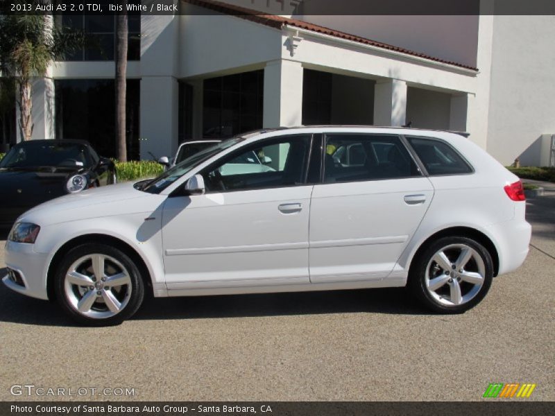 Ibis White / Black 2013 Audi A3 2.0 TDI