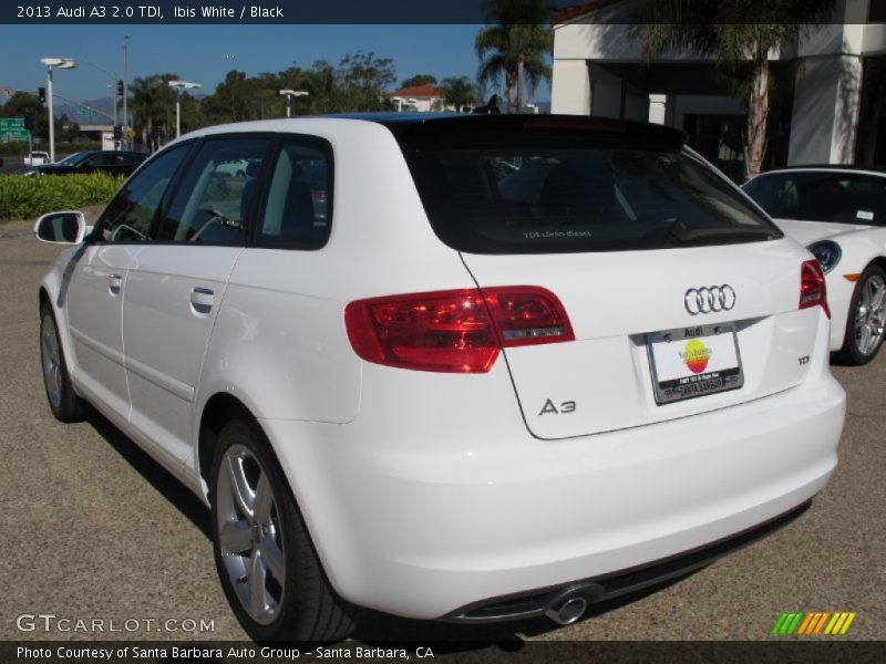 Ibis White / Black 2013 Audi A3 2.0 TDI