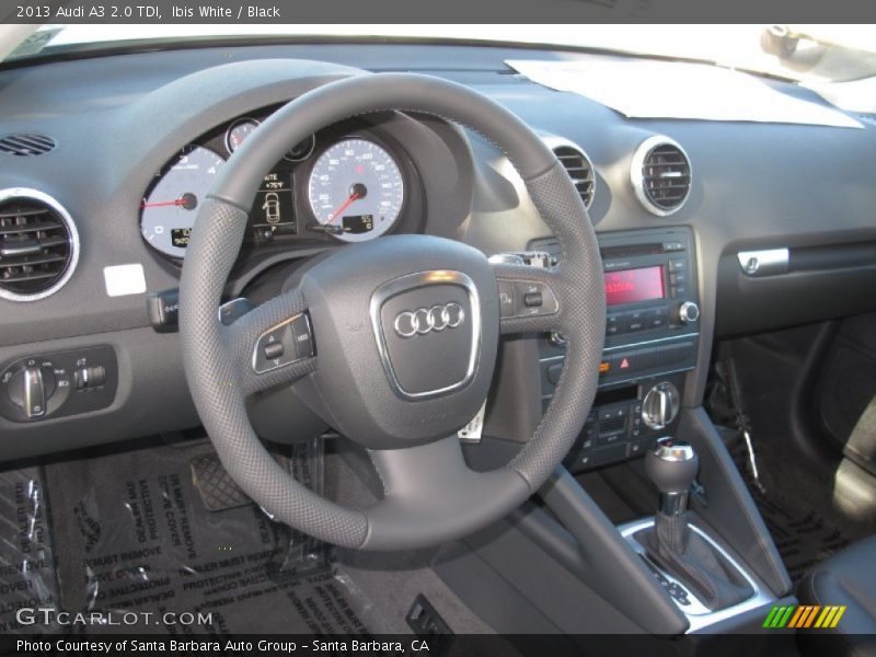 Ibis White / Black 2013 Audi A3 2.0 TDI