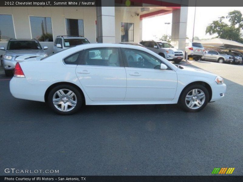 Summit White / Neutral 2012 Chevrolet Impala LT