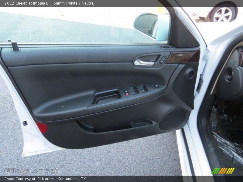 Summit White / Neutral 2012 Chevrolet Impala LT