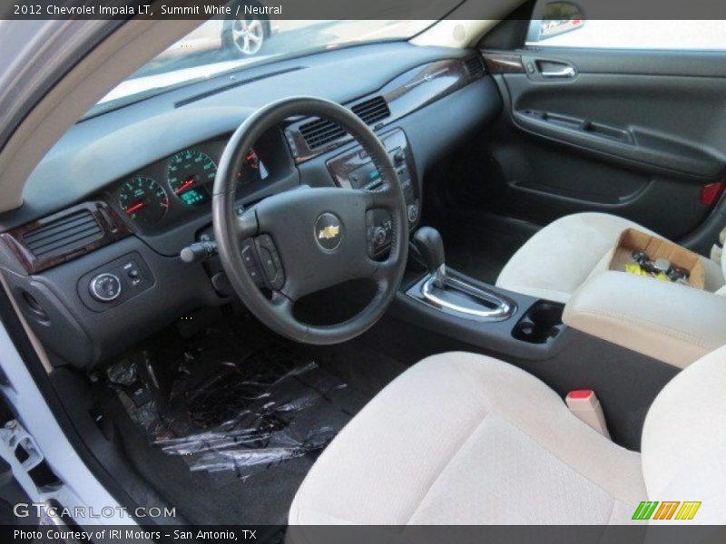Summit White / Neutral 2012 Chevrolet Impala LT