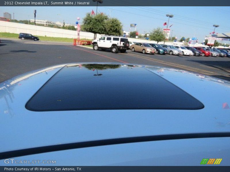 Summit White / Neutral 2012 Chevrolet Impala LT
