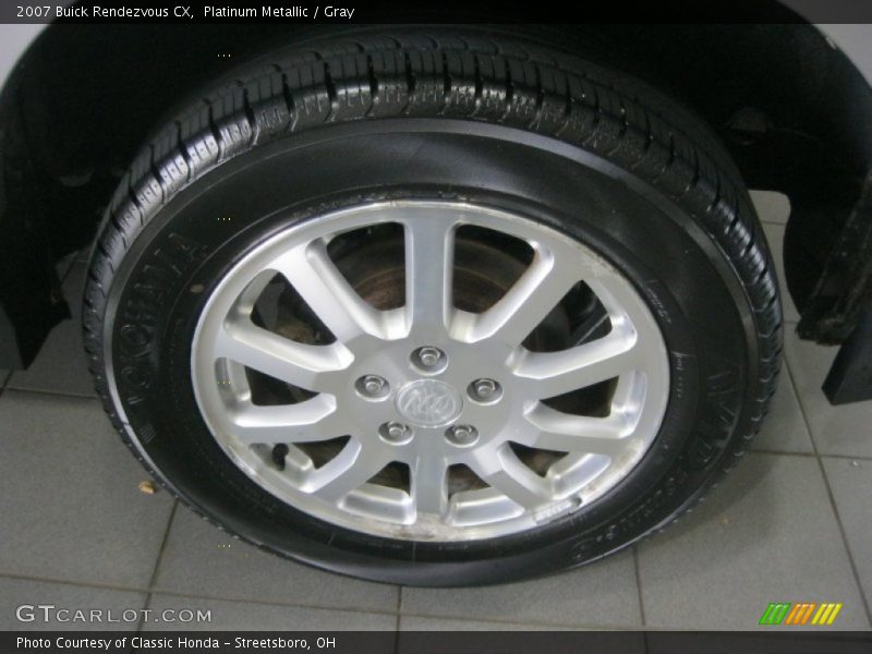 Platinum Metallic / Gray 2007 Buick Rendezvous CX