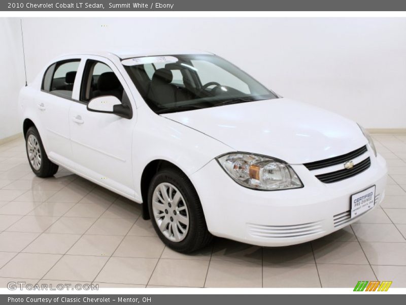 Summit White / Ebony 2010 Chevrolet Cobalt LT Sedan