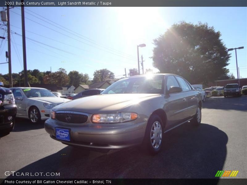 Light Sandrift Metallic / Taupe 2003 Buick Century Custom