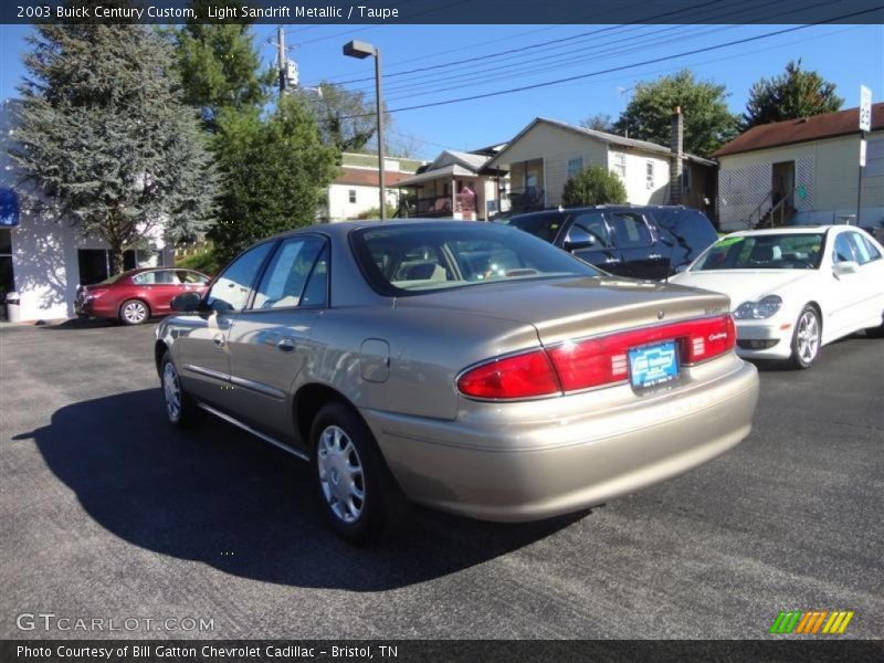 Light Sandrift Metallic / Taupe 2003 Buick Century Custom