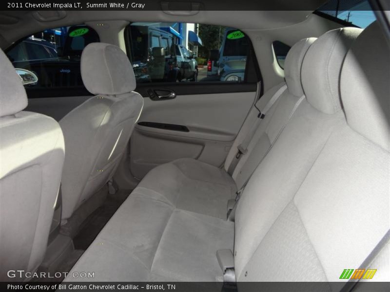 Summit White / Gray 2011 Chevrolet Impala LT