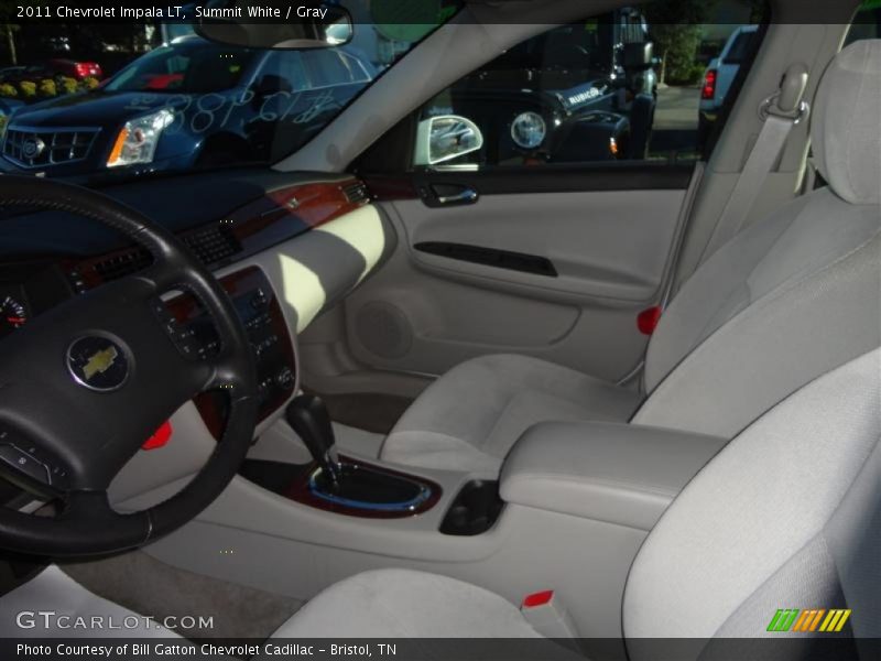 Summit White / Gray 2011 Chevrolet Impala LT