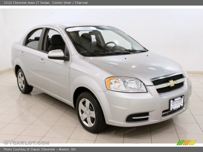 Cosmic Silver / Charcoal 2010 Chevrolet Aveo LT Sedan