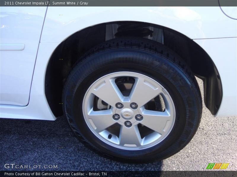 Summit White / Gray 2011 Chevrolet Impala LT