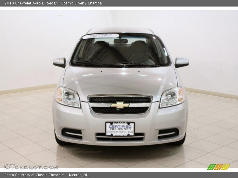 Cosmic Silver / Charcoal 2010 Chevrolet Aveo LT Sedan