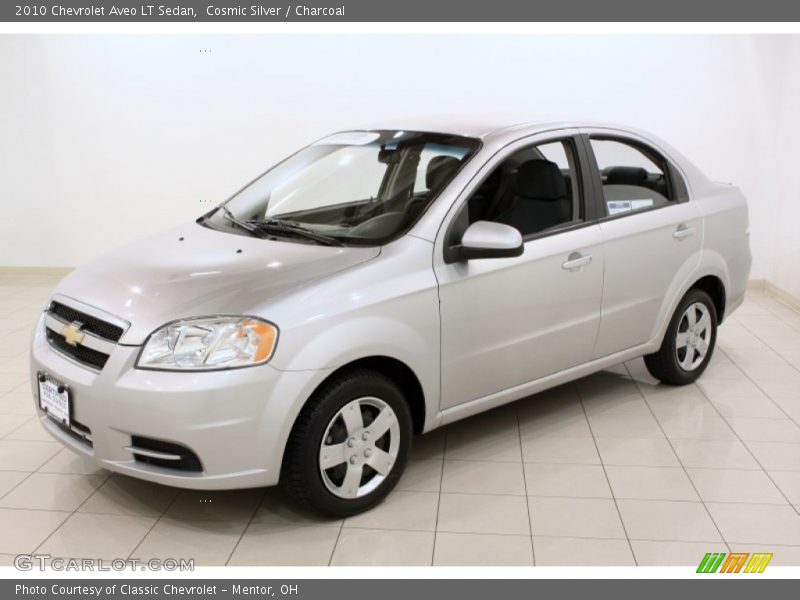 Cosmic Silver / Charcoal 2010 Chevrolet Aveo LT Sedan