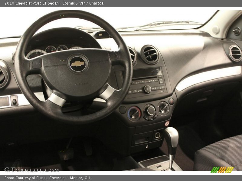 Cosmic Silver / Charcoal 2010 Chevrolet Aveo LT Sedan