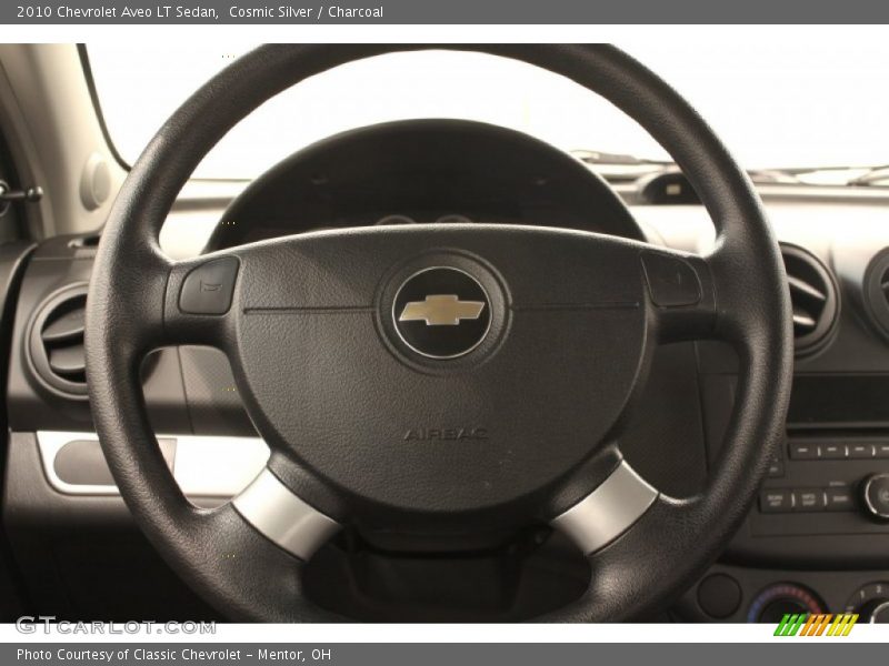 Cosmic Silver / Charcoal 2010 Chevrolet Aveo LT Sedan
