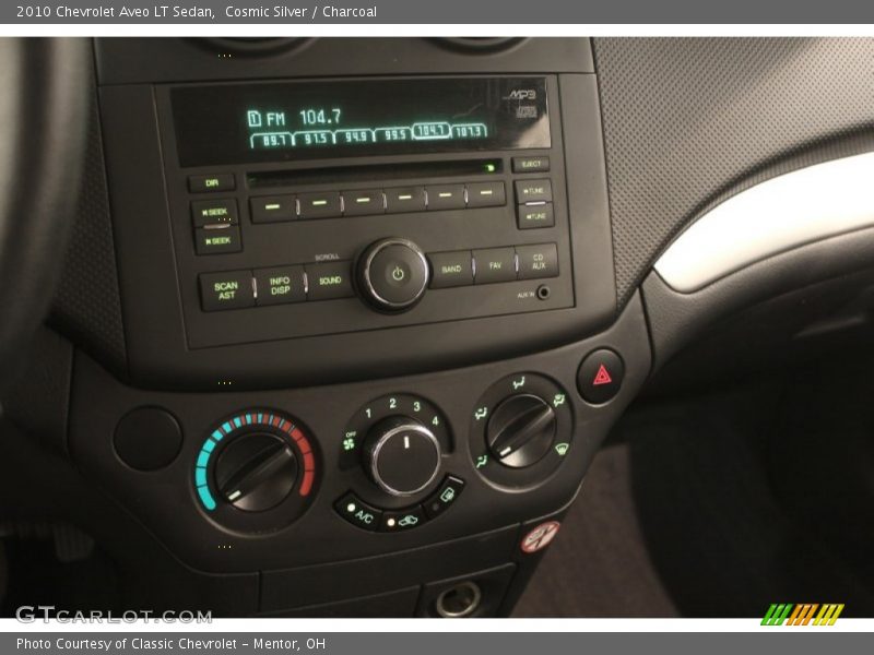 Cosmic Silver / Charcoal 2010 Chevrolet Aveo LT Sedan