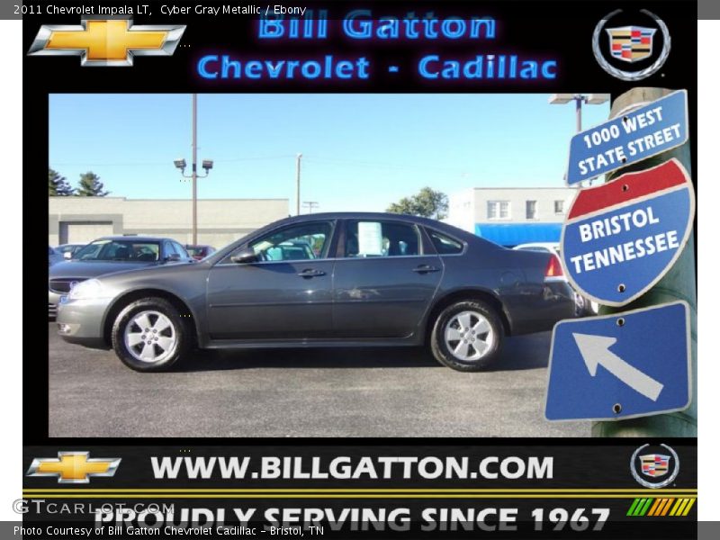 Cyber Gray Metallic / Ebony 2011 Chevrolet Impala LT
