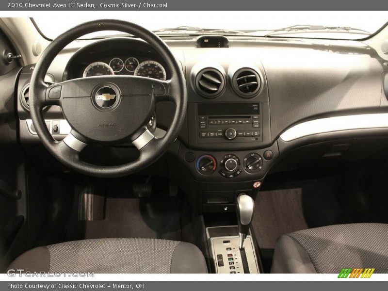 Cosmic Silver / Charcoal 2010 Chevrolet Aveo LT Sedan